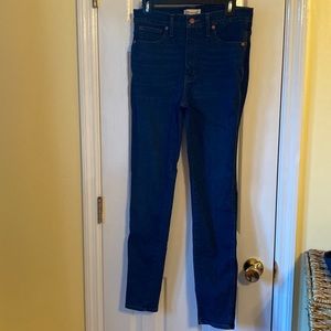 Madewell Tall 10 inch high-rise skinnies